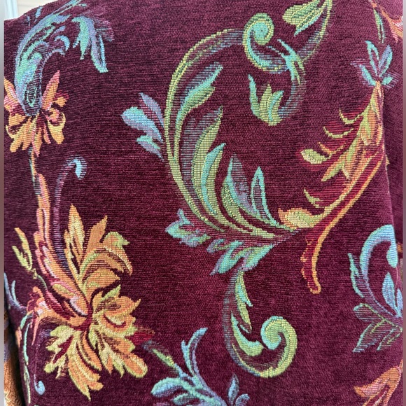 Vintage Sag Harbor Multicolor Tapestry Floral Blazer - Picture 7 of 9